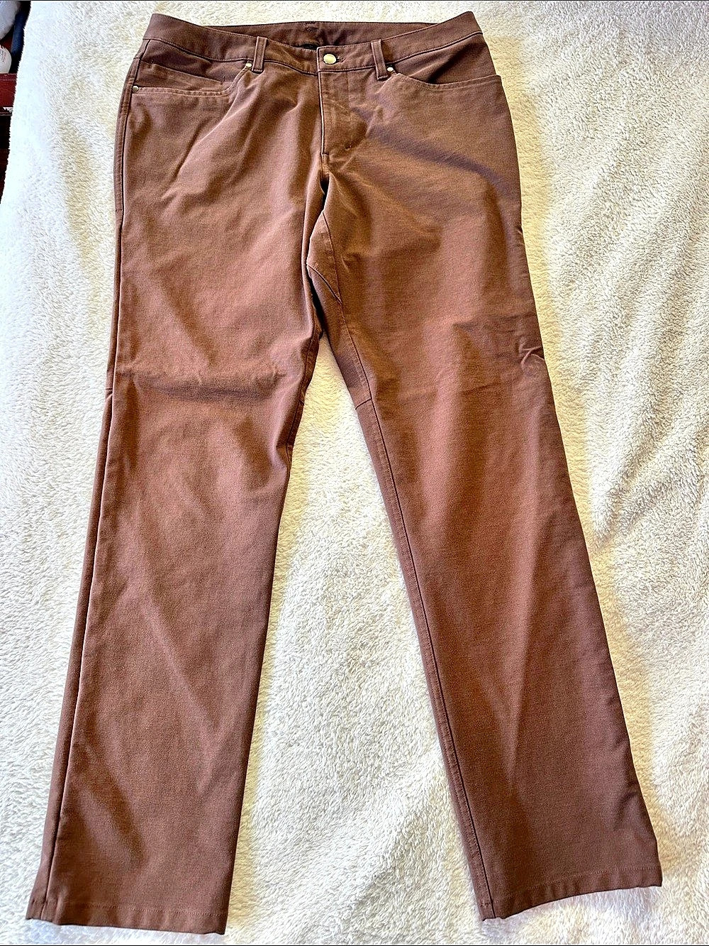 lululemon Straight Leg Pants in Brown Size 34